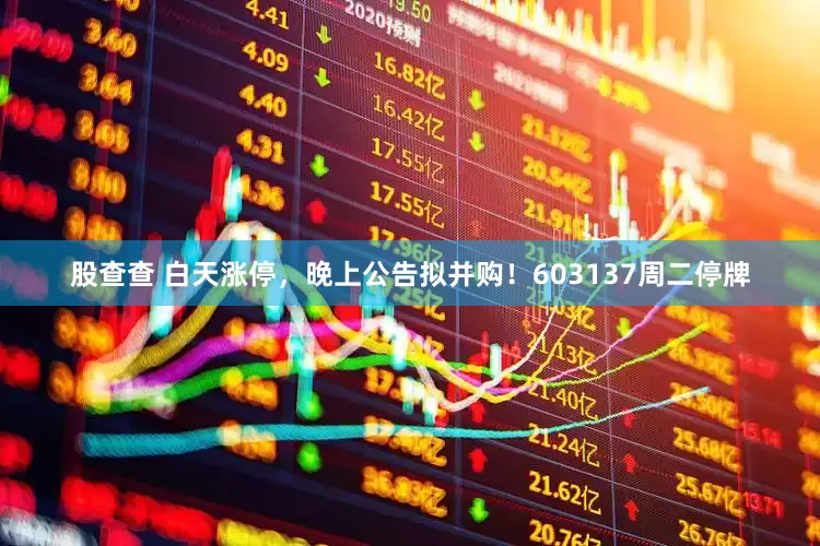 股查查 白天涨停，晚上公告拟并购！603137周二停牌